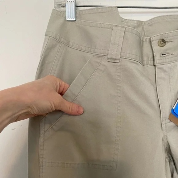 NWT Columbia Sz 4 Treacherous Tour Pant 100% Cotton Beige #289 - Picture 3 of 10